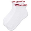 Memoi Girls' Colored Ruffle Anklet Socks - 3 of 4