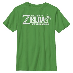 Boy's Nintendo Legend of Zelda Link's Awakening Switch Logo T-Shirt - 1 of 3