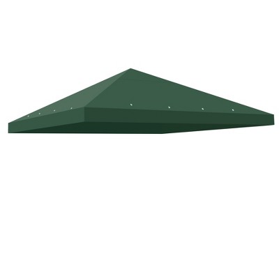 Yescom 117"x117" Gazebo Top Replacement for Smaller 10x10Ft 1-Tier Outdoor Patio Canopy Cover Party Yard Garden Green