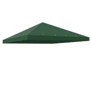 Yescom 117"x117" Gazebo Top Replacement for Smaller 10x10Ft 1-Tier Outdoor Patio Canopy Cover Party Yard Garden Green - 1 of 4