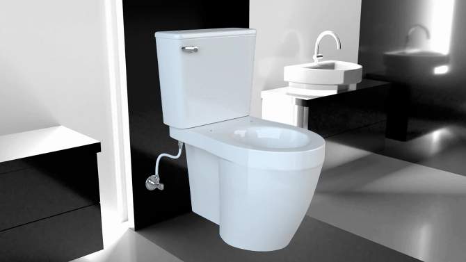 Slim Zero Elongated Bidet Toilet Seat White - Bio Bidet, 2 of 9, play video