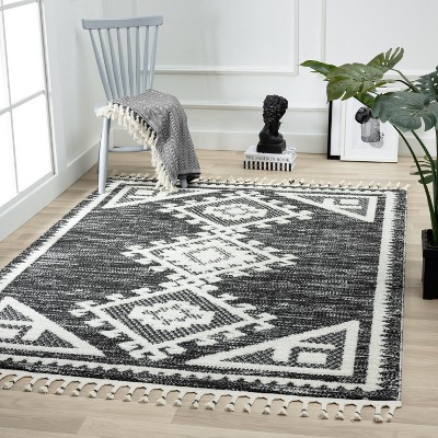 Luxe Weavers South Western Fringe Area Rug
