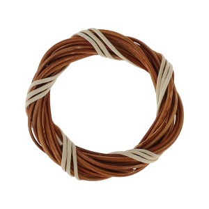 Unique Bargains Napkin Rings Rattan Woven Wood Brown 1 Pc - 1 of 3