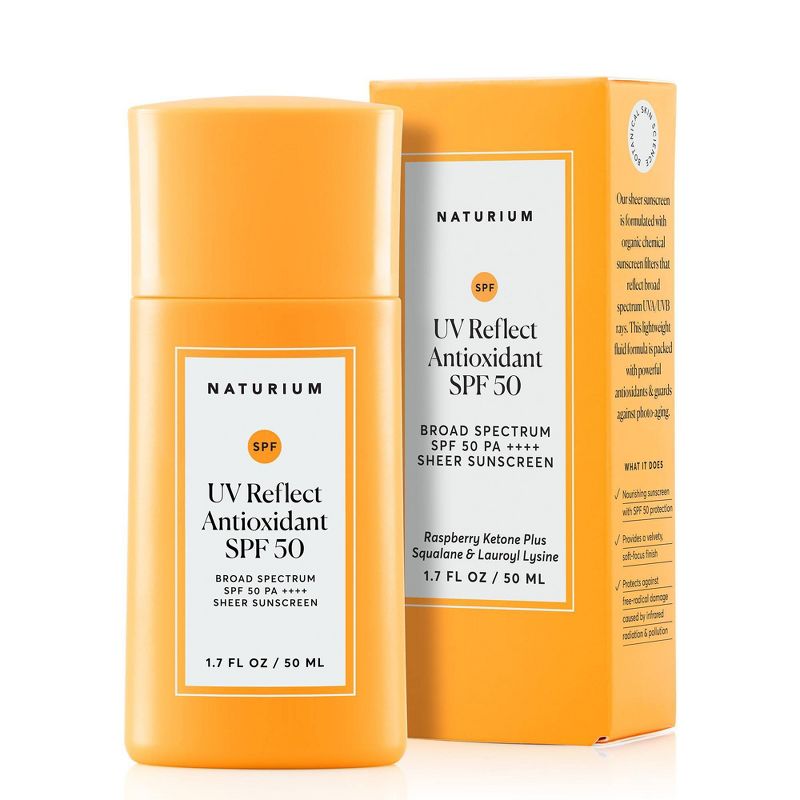 Naturium UV Reflect Antioxidant SPF 50 Broad Spectrum Sunscreen - 1.7 fl oz, 3 of 9