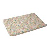 Deny Designs Lathe and Quill Dinosaurs Unicorns in Pink Teal Memory Foam Machine Washable Bath Mat - 2 of 4