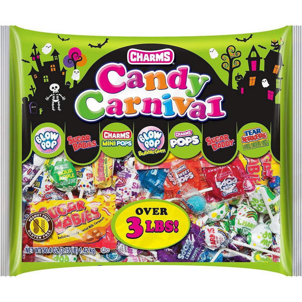 Charms Candy Carnival Halloween Assorted Candy Bag - 50.4oz