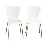 Mandy Dining Table Natural/White - Buylateral: 6-Person Kitchen Table, Melamine Top, Wood Frame, 65" Length - 4 of 4