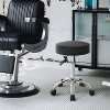 FDW Versatile Salon Chair Round Rolling Stool Adjustable Height PU Leather Seat Cushion - 2 of 4