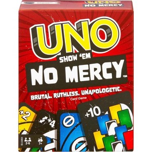 Mattel Games UNO Show ‘em No Mercy Card Game for Kids, Adults & Family - 1 of 4
