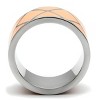 Slickblue Stainless Steel High Polished Ring, No Stone, Classic Unisex Design, Simple Band for Everyday Wear, Sizes 5-10 - 3 of 4