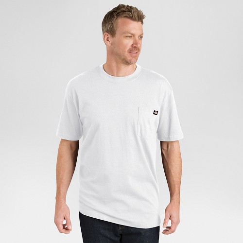 petiteDickies Men's 2 Pack Cotton Short Sleeve Pocket T-Shirt - Ash Gray M, Size: Medium