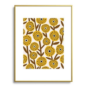 Alisa Galitsyna Mid Century Garden Metal Framed Art Print - Deny Desings - 1 of 3