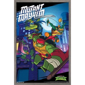 Trends International Nickelodeon Rise of The Teenage Mutant Ninja Turtles - Mayhem Framed Wall Poster Prints - 1 of 4