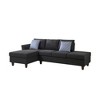 L-Shaped Sectional Sofa with Hidden Storage & Accent Pillows - 2 of 4
