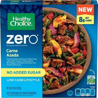 Healthy Choice Frozen Zero Added Sugar Beef Barbacoa - 9.25oz