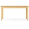 Guidecraft EdQ Toddler Table - Natural: Rectangle Wooden Activity table for Kids, 30"x36" | Toddler Desk for Playroom, Preschool, Daycare - 2 of 4