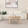 Plank+Beam Solid Wood Contour Round Coffee Table, 30" Coffee Table, Coffee Tables for Living Room, Modern Center Table for Small Spaces - 2 of 4