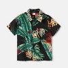 PATPAT Family Matching Allover Plant Floral Print Halterneck Dresses and Short-sleeve Shirts Sets - 4 of 4