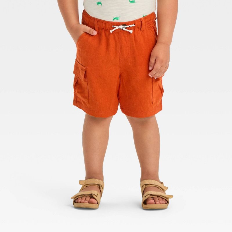  Toddler Boys' Pull-On Woven Cargo At Knee Shorts - Cat & Jack™, 1 of 9