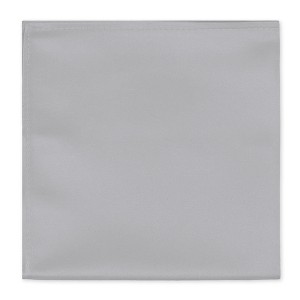 Jacob Alexander Men’s Solid Satin Pocket Square - 1 of 4