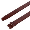 Trafalgar Men's Cortina Leather No Buckle Belt Strap - image 2 of 3