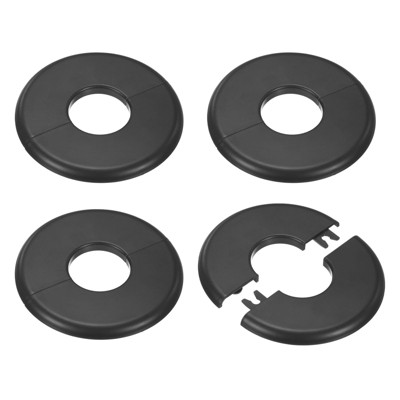 Unique Bargains Self-Adhesive ABS Multipurpose Faucet Escutcheons 4 Pcs