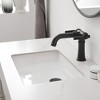 BWE Single Handle Bathroom Faucet For One Hole with 3 Holes Deck Plate and Metal Drain - 2 of 4