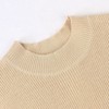Clearlove Women's Mock Neck Knit Sweater Vest Sleeveless Casual Trendy Summer Ribbed Pullover Tank Tops - 2 of 4