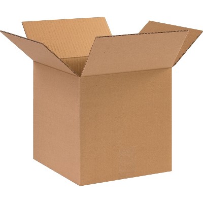 The Packaging Wholesalers 14 x 12 x 10" Corrugated Kraft Box 200# / 32 ECT 25/Bundle BS141210