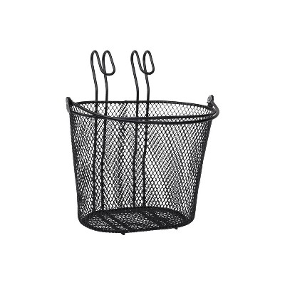 White discount bicycle basket