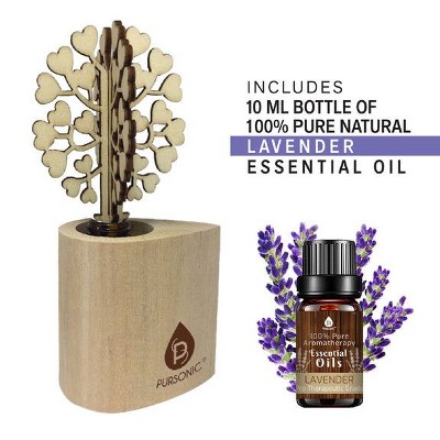 Lavender Wooden Tree Essential Oil Reed Diffuser