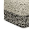 NicBex Modern Square Woven Pouf Ottoman Soft and Comfortable utdoor/Indoor Footstool for Living Room, Bedroom,  Grey/White - 4 of 4