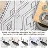 Modern Geometric Rug Thin Low Pile Carpet, Non Slip Washable Indoor Mat with Stain Resistant Backing & Reinforced Edges - 4 of 4