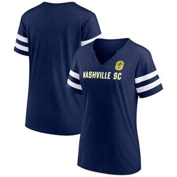 MLS Nashville SC Women's Split Neck Team Specialty T-Shirt