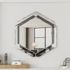 Vynxaria 28 in. Wx31 in. H inches Wall-Mounted Silver Decorative Round Wall Mirror for Home, Living Room, Bedroom, Entryway - 3 of 4