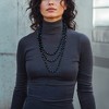 Ross-Simons 10-11mm Black Cultured Baroque Pearl Long Endless Necklace With Sterling Silver Shortener - 2 of 4