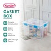 Sterilite 120qrt. Multipurpose Clear Plastic Storage Container Box with Latching Lids and 2 Rear Wheels - 3 of 4