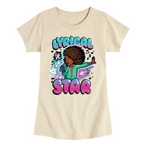 Girls' - Karma's World - Lyrical Star Fitted Short Sleeve Graphic T-Shirt - 1 of 3