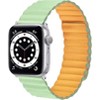 Worryfree Gadgets Reverseable Leather Magnetic Band for Apple Watch 38mm 40mm 41mm, 42mm 44mm 45mm iWatch Band Series 8 7 6 5 4 3 2 1 & SE - 2 of 4