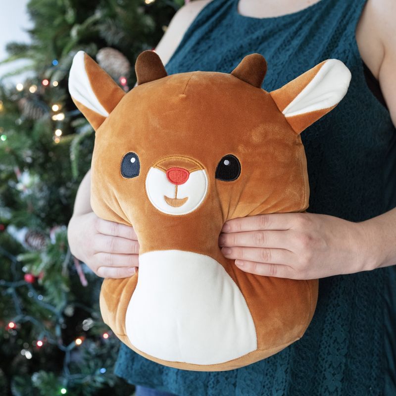 Squishmallow 12" Rudolph The Red Nosed Reindeer - Official Kellytoy Plush - Soft and Squishy Reindeer Stuffed Animal - Great Gift for Kids - Ages 2+, 5 of 6