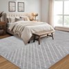 Modern Area Rugs Geometric Accent Carpet with Non-Slip Backing - 2 of 4
