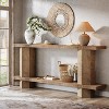 Tribesigns 70.87-Inch Long Console Table for Entryway, Wooden Sofa Table Behind Couch - 2 of 4