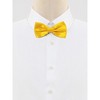 Allegra K Men's Pre-tied Solid Adjustable Classic Tuxedo Wedding Bow Ties - 2 of 4