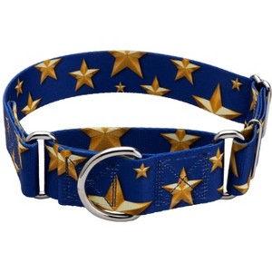 Country Brook Petz 1 1/2 Inch Martingale Dog Collar - Americana Collection - 1 of 4