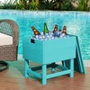 Hyleory Portable HDPE Side Table, 3-in-1 Patio Cooler Table - 3 of 4