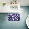 Stupell Industries Welcoming Summer Blooms Printed Plush Bath Mat And Bath Rug, Design By Emily Cromwell, 18"X30" - 3 of 4