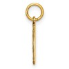 Black Bow Jewelry 14k Yellow Gold, Varsity Collection, Small D/C Pendant Number 9 - 2 of 4