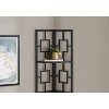 Monarch Specialties Bookshelf Bookcase Etagere Corner 4 Tier 62InchH Office Bedroom Metal Laminate Black Contemporary Modern - 4 of 4