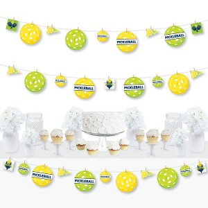 Big Dot of Happiness Let’s Rally - Pickleball - Birthday or Retirement Party DIY Decorations - Clothespin Garland Banner - 44 Pieces - 1 of 4