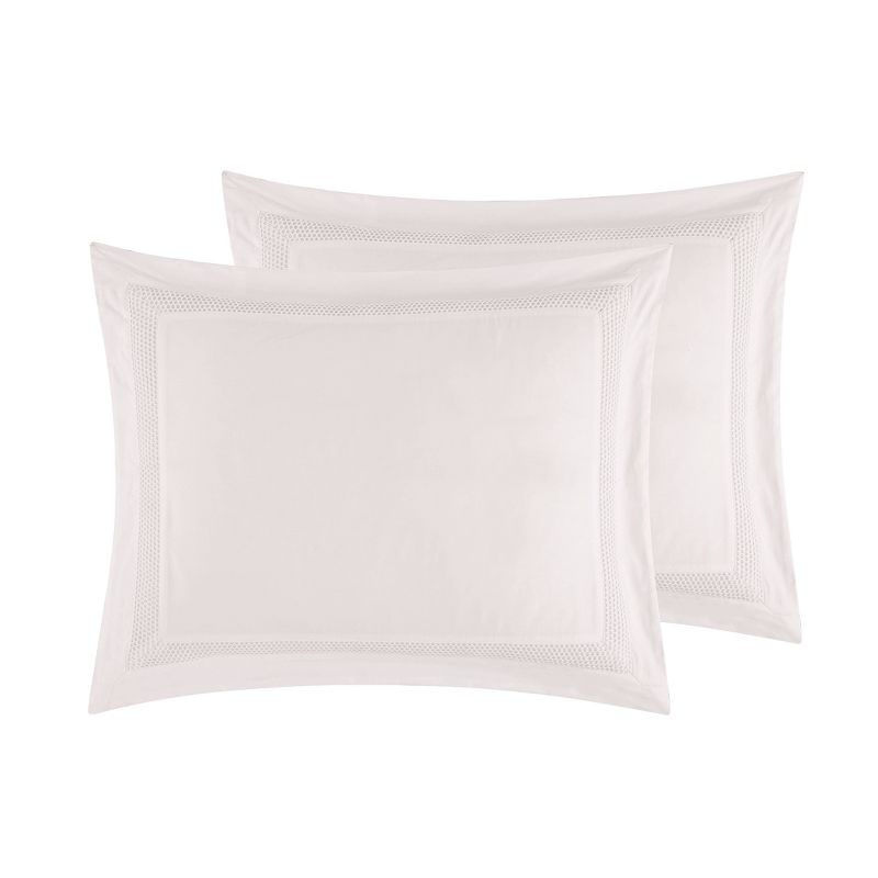 3pc King/California King Bristol Embroidered Comforter Set White - Charisma, 6 of 7